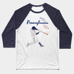 Pennsylvania USA Baseball | America's Sports Cities Baseball T-Shirt